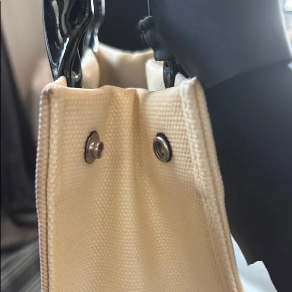 Vintage Rare My Flat In London Cream and Black Tote Bag - Picture 7 of 10